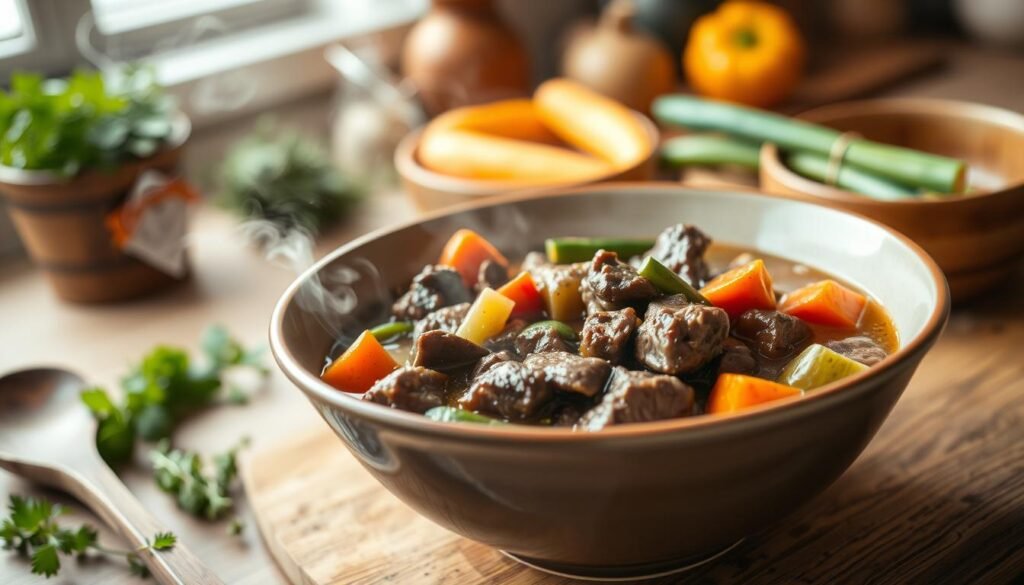 Healthy Beef Comfort Food with Seasonal Vegetables Healthy Beef Comfort Food with Seasonal Vegetables