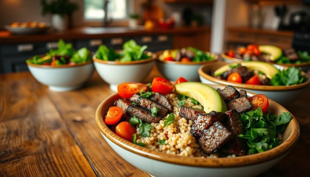 Healthy Beef Dinner Bowls