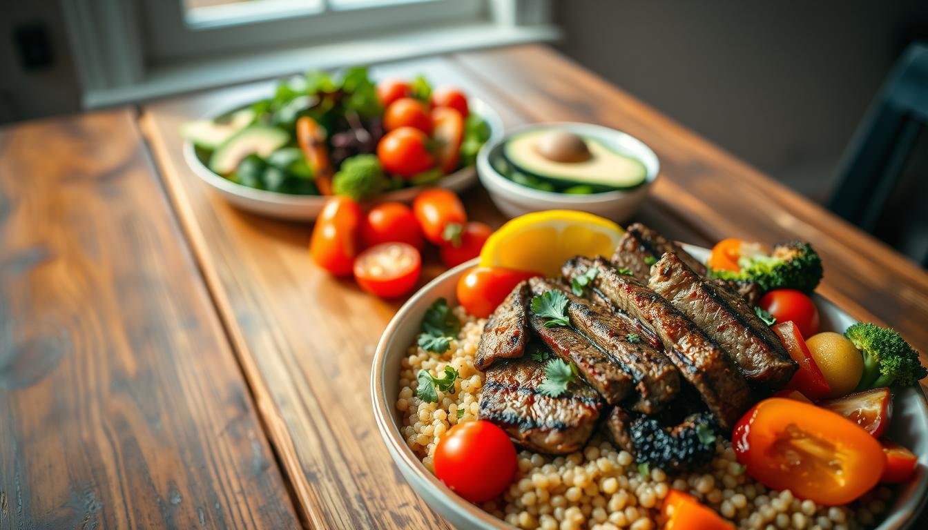 Healthy Beef Lunch Bowls