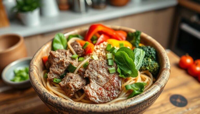 Healthy Beef Noodle Bowl