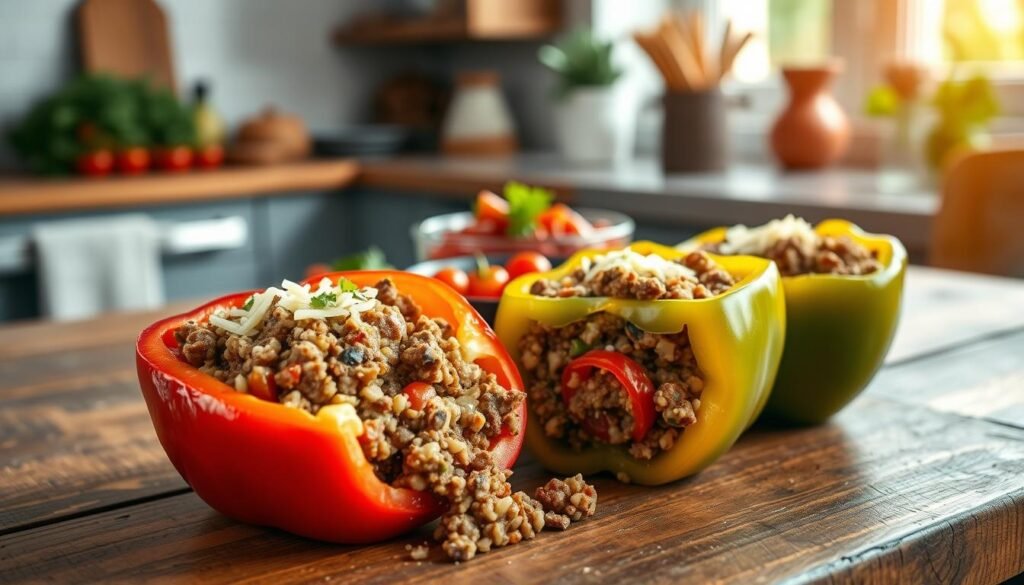 Healthy Beef Stuffed Peppers Healthy Beef Stuffed Peppers
