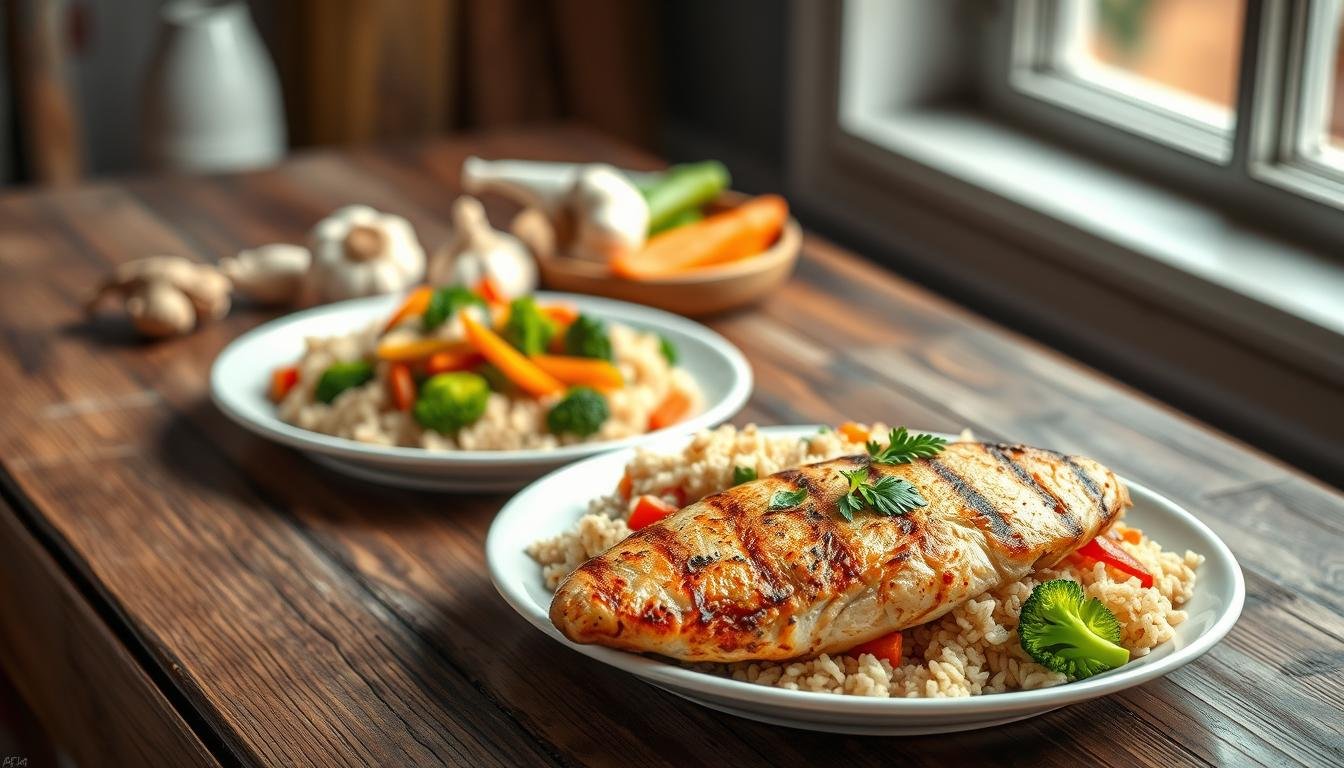 Healthy Chicken & Rice Meal
