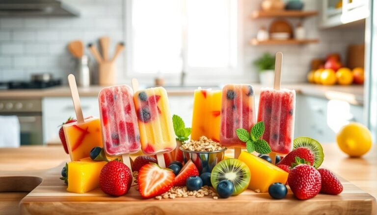 Healthy Frozen Fruit Pops