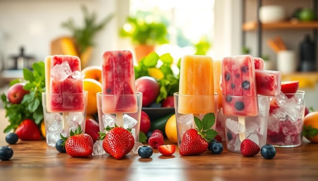 Healthy Frozen Fruit Pops with Seasonal Produce Healthy Frozen Fruit Pops with Seasonal Produce