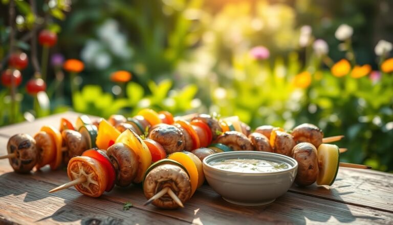 Healthy Mushroom Skewers