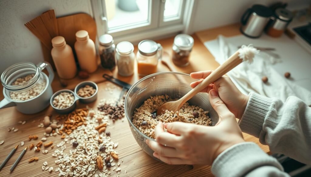 Healthy Oat Bars mixing techniques Healthy Oat Bars mixing techniques