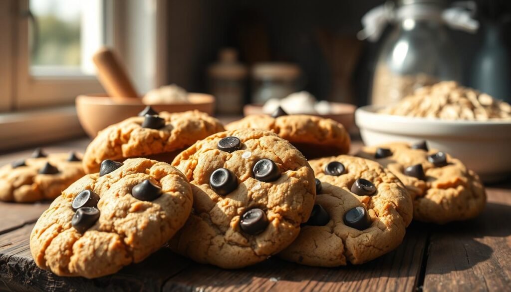 Healthy Protein Cookies with gluten-free flour Healthy Protein Cookies with gluten-free flour