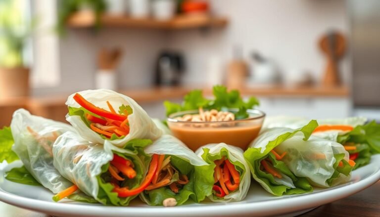 Healthy Rice Paper Rolls