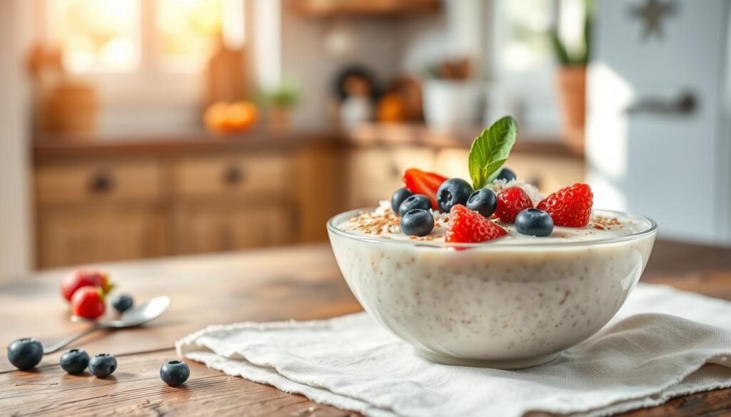 Healthy Rice Pudding with Creative Toppings