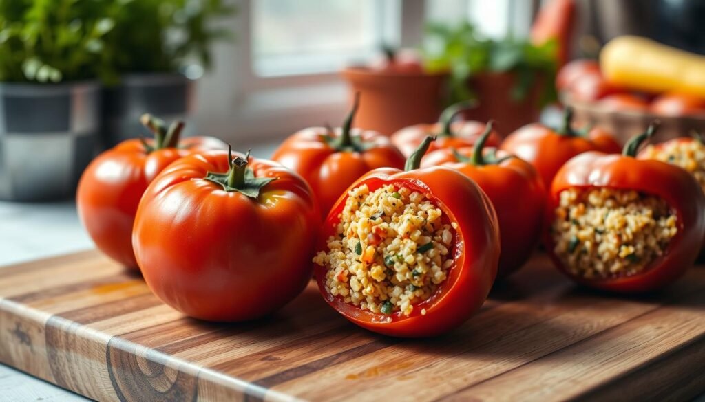 Healthy Stuffed Tomatoes texture tips Healthy Stuffed Tomatoes texture tips
