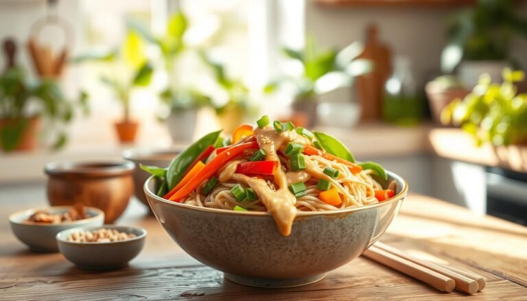 Healthy Vegan Noodle Bowl