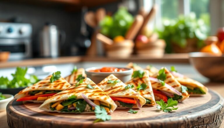 Healthy Veggie Quesadilla Bites