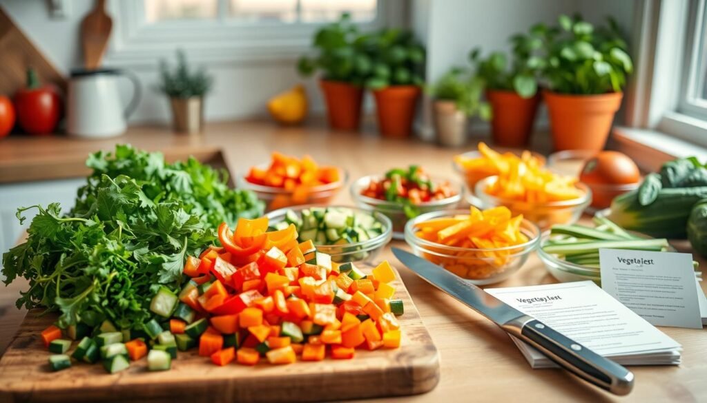 Healthy vegetarian recipes with prepped veggies Healthy vegetarian recipes with prepped veggies