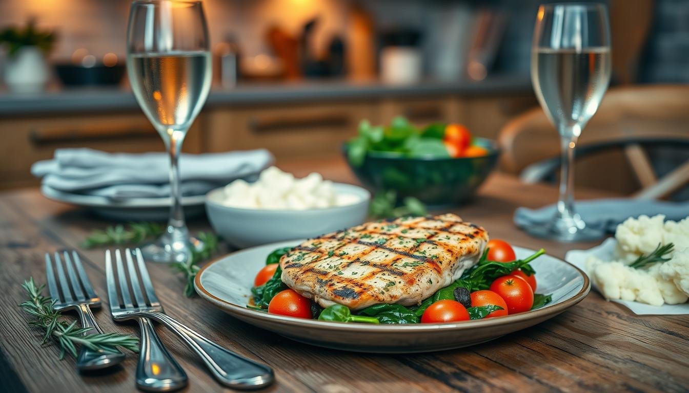 Low Carb Chicken Dinner