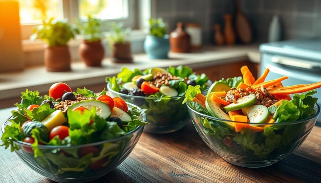 Refreshing salad bowls for easy vegan dinner ideas