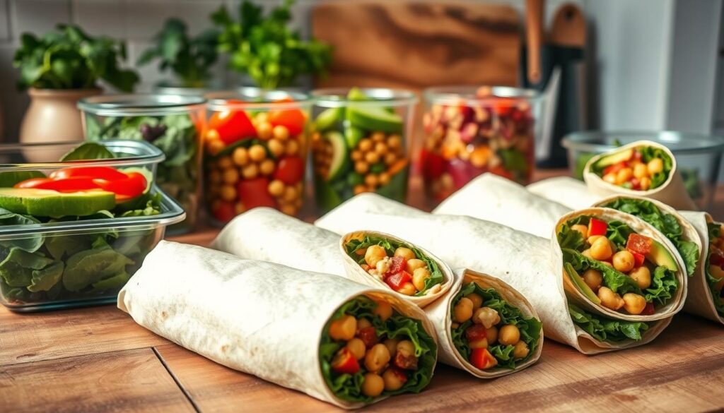 Vegan Wrap Meal Prep Vegan Wrap Meal Prep