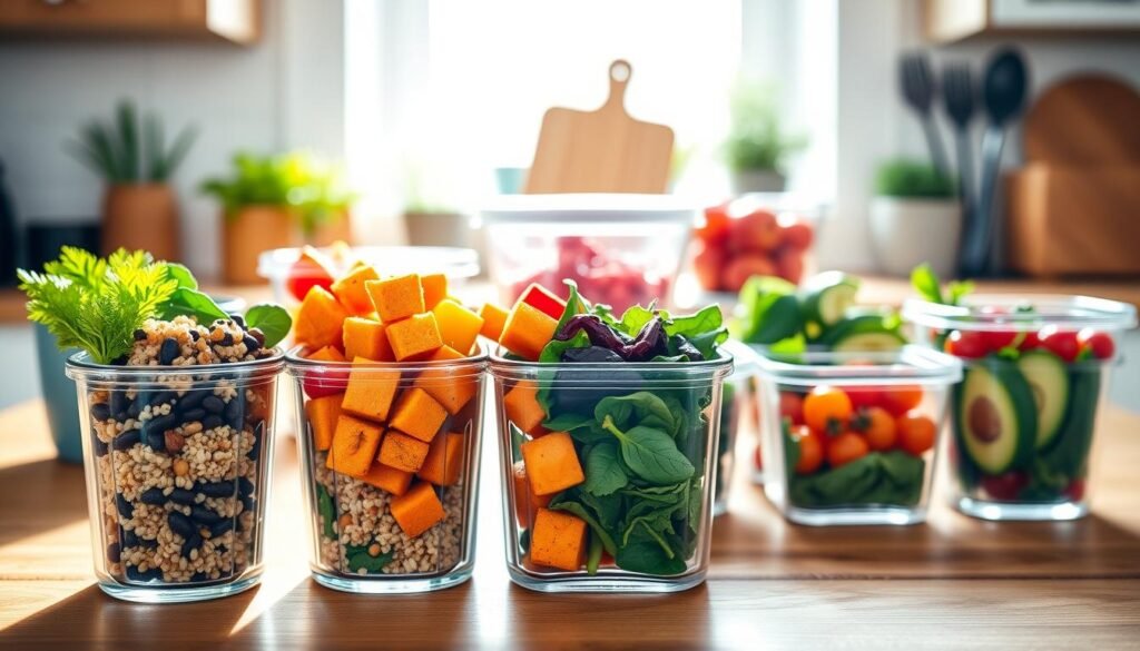Veggie Protein Meal Prep containers Veggie Protein Meal Prep containers