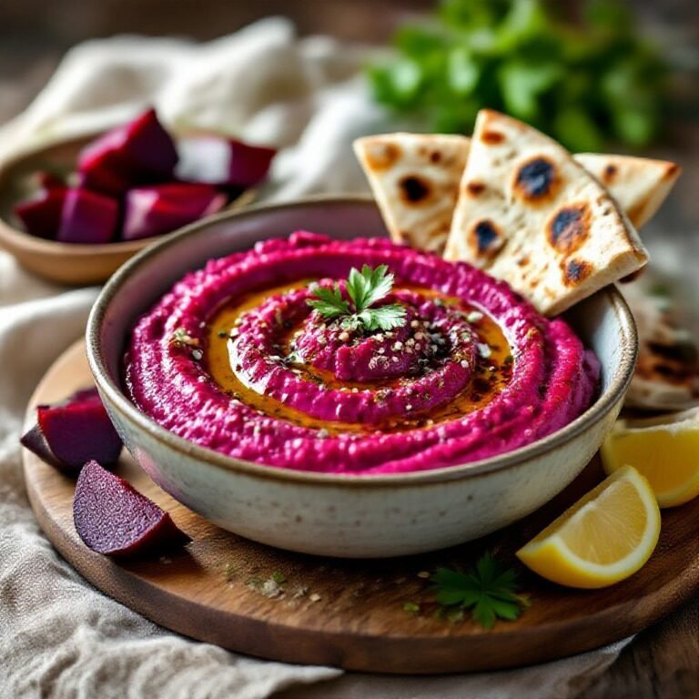 Healthy Beetroot Hummus