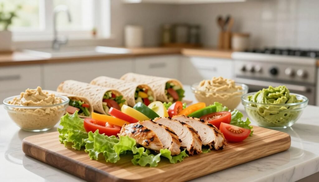 chicken wrap meal prep chicken wrap meal prep