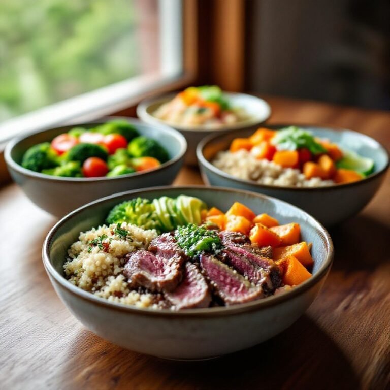 Healthy Beef Protein Bowls