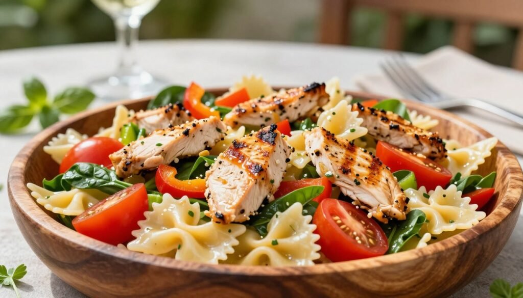 high protein pasta salad