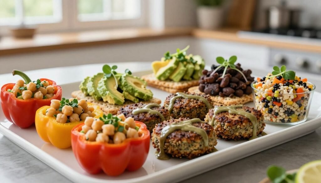 high-protein vegan appetizers