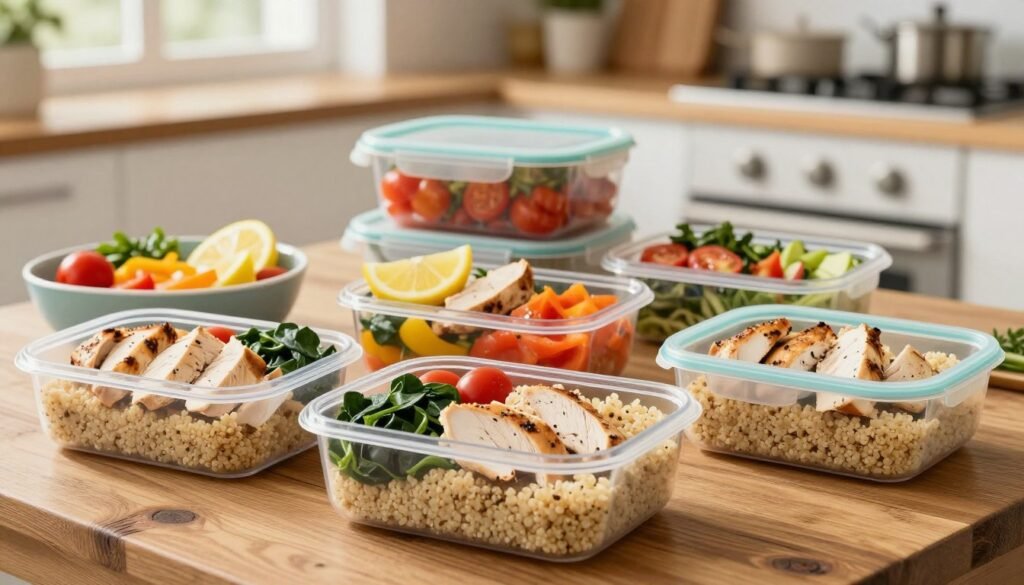 meal prep chicken bowls