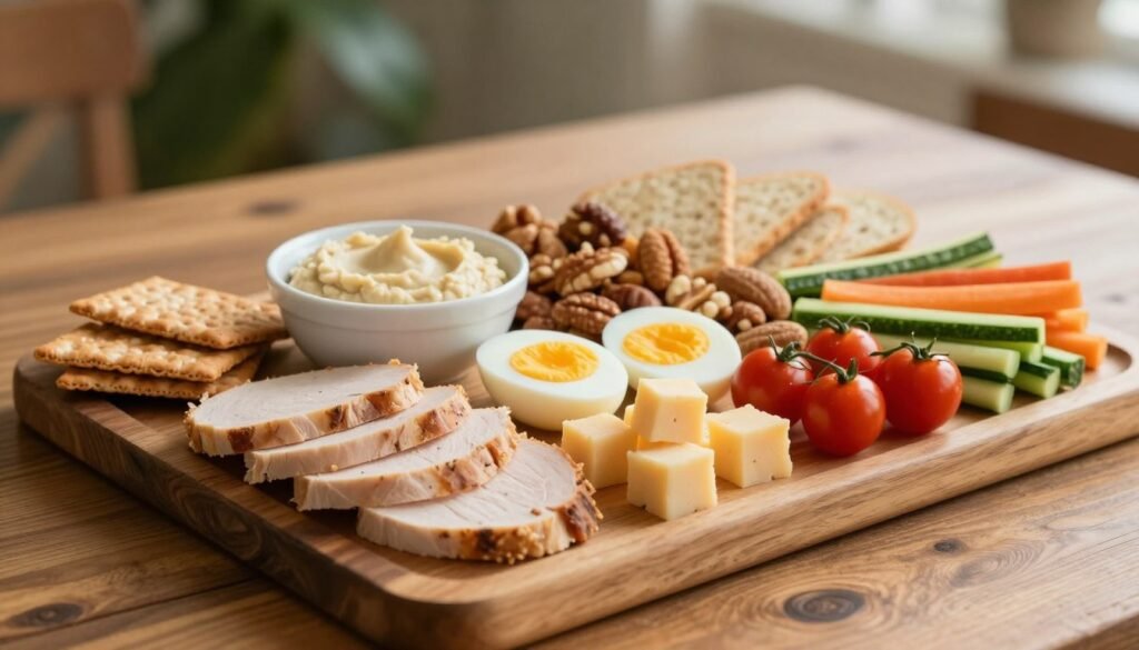 protein snack board protein snack board